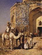 Edwin Lord Weeks The Old Blue-Tiled Mosque, Outside of Delhi, India